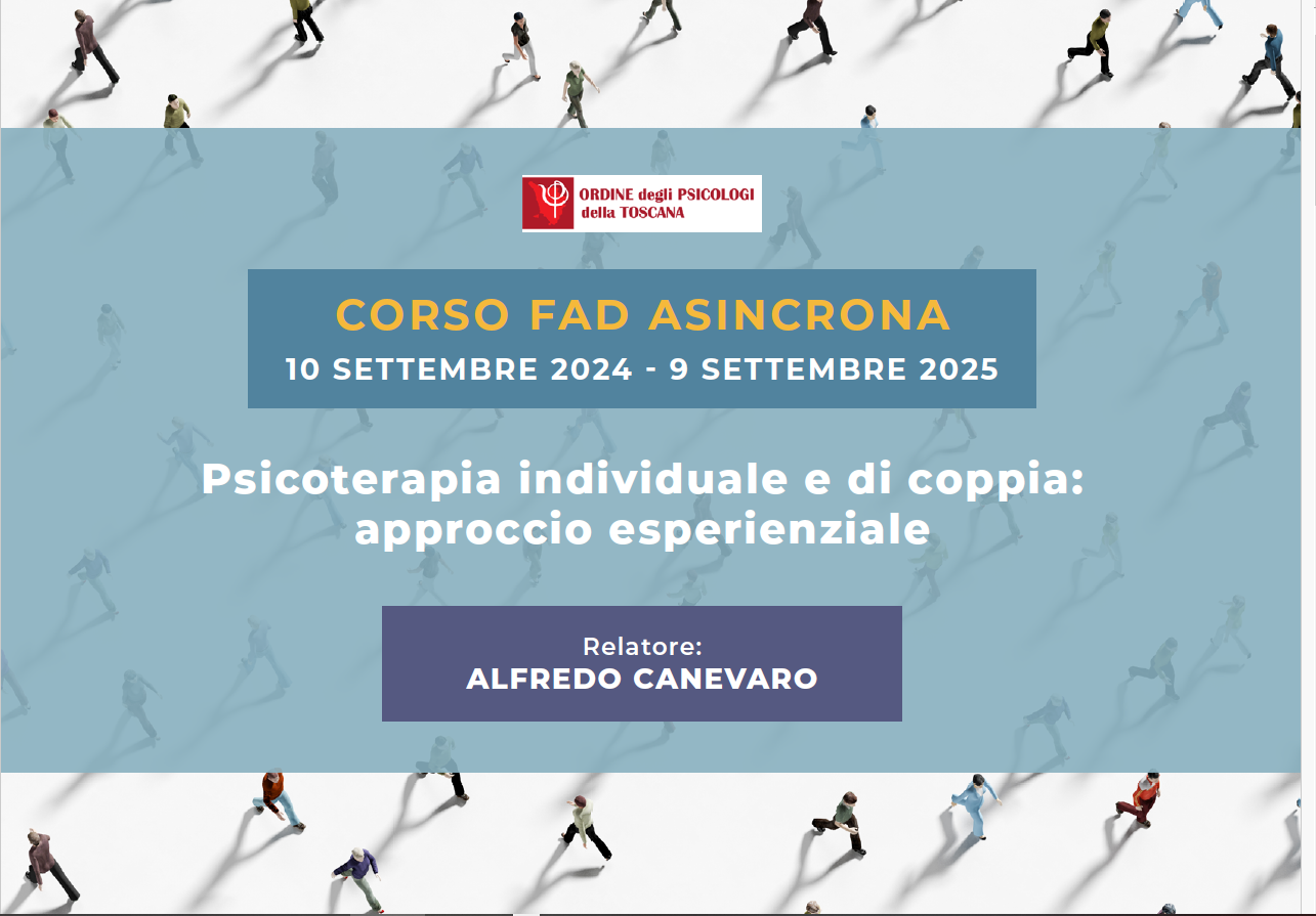 FAD ASINCRONA - PSICOTERAPIA INDIVIDUALE E DI COPPIA